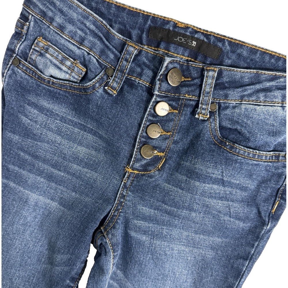 Joe's Jeans Girls 12 Button Fly Dark Wash Skinny Stretch